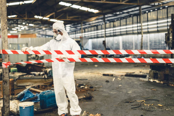 Professional Infectious Disease Decontamination technician working in Marion, WI